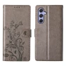 Wallet Case Butterfly Floral Imprint PU Leather Phone Cover with Wrist Strap — Phone Accessories, Smartwatch 2025
