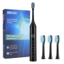 Electric Toothbrush with 4 Soft Heads, USB Rechargeable, Smart Whitening — Bases, COOKING-MALL