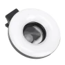Macro Lens with LED Ring Light for Smartphone Photography — Selfie Lights, KONNWEI