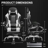 Thumbnail Gaming Chair with Footrest and Lumbar Support — Desk Chairs, GTPLAYER