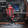 Thumbnail Gaming Chair with Massage Lumbar Support and Footrest — Gaming Seating Solutions, Yaheetech