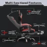 Thumbnail Gaming Chair with Massage Lumbar Support and Footrest — Gaming Seating Solutions, Yaheetech
