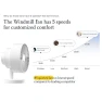 Thumbnail Smart Fan – Ultra-Quiet 2-in-1 Air Circulator with Remote – 5-Speed Compact Cooling Fan – Whisper-Quiet - App Compatible... — Portable Cooling Solutions, Windmill