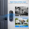Thumbnail Wireless Video Doorbell Camera with Receiver — Smart Home Security, BlazSync