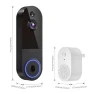 Thumbnail Wireless Video Doorbell Camera with Receiver — Smart Home Security, BlazSync