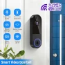 Thumbnail Wireless Video Doorbell Camera with Receiver — Smart Home Security, BlazSync