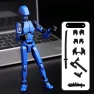 Multi-Part Movable Transforming Robot, 3D Printed Mannequin, 5 Character Figures — Heroic Collectibles, ls18 jazz