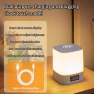 3-Color LED Desk Lamp with Clock — Desk & Shelf, Your Department Home
