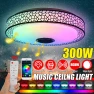 RGB Dimmable LED Ceiling Light with Bluetooth Speaker — Overhead Lighting, Ideal World