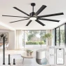 Thumbnail Smart Ceiling Fan with Light and Remote — Ceiling Fans & Accessories, ZMISHIBO