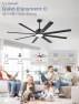 Thumbnail Smart Ceiling Fan with Light and Remote — Ceiling Fans & Accessories, ZMISHIBO