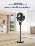 Thumbnail Smart Pedestal Fan with Dual Blades, App Control, and Auto Oscillation — Stand Fans, PELONIS