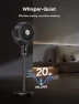 Thumbnail Smart Pedestal Fan with Dual Blades, App Control, and Auto Oscillation — Stand Fans, PELONIS