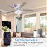 Thumbnail Smart Wi-Fi Ceiling Fan Remote Control Kit — Ceiling Fan Wall Controls, 53T