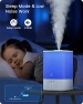 Thumbnail Smart WiFi Cool Mist Humidifier with Diffuser and Night Light — Air Moisturizers, Esemoil