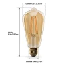 Thumbnail WiFi Dimmable Vintage LED Smart Light Bulb — Incandescent, Feit Electric