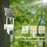Thumbnail Solar Camera Outdoor Wireless — Dome Surveillance Cameras, 3-Link