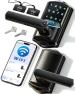 Thumbnail WiFi Smart Lever Lock with Fingerprint Keyless Entry — Levers, Veise