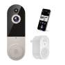 Thumbnail Wireless 1080p Wi-Fi Video Doorbell Camera with Night Vision, Two Way Audio and AI Motion Detection — Baby Monitors, SwagBuzz