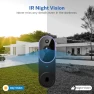 Thumbnail Wireless Wi-Fi Video Doorbell Camera — Motion Sensors, Orbitell