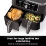 Thumbnail 10 Quart 6-in-1 DualZone XL 2-Basket Air Fryer — Air Fryers, Ninja