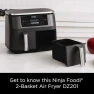 Thumbnail 8 Quart 6-in-1 DualZone Air Fryer with 2 Independent Frying Baskets — Air Fryers, Ninja
