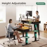 Thumbnail Electric Standing Desk with Drawers and Keyboard Tray — Office, AODK