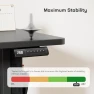 Thumbnail Electric Standing Desk with Memory Presets, Storage Bag & Cable Management — Office, Marsail