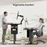 Thumbnail Electric Standing Desk with Memory Presets, Storage Bag & Cable Management — Office, Marsail