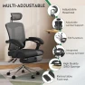 Thumbnail Ergonomic Mesh Office Desk Chair with Footrest — Desk Chairs, DEVAISE