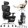 Thumbnail Ergonomic Office Chair with Mesh Seat Cushion, Adjustable Armrests and Headrest — Desk Chairs, marrap