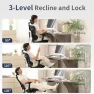 Thumbnail Ergonomic Office Chair with Mesh Seat Cushion, Adjustable Armrests and Headrest — Desk Chairs, marrap