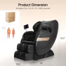 Thumbnail Full Body Massage Chair with Dual-core S Track, Shiatsu Massage, Zero Gravity, APP and LCD Control, Heating, Bluetooth — Back Relief Solutions, Real Relax