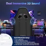 Thumbnail Gaming Chair with Bluetooth Speakers, LED Lights, Massage, and Adjustable Armrests — Gaming Chairs, Mr IRONSTONE
