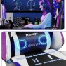 Thumbnail Gaming Chair with Bluetooth Speakers, LED Lights, Massage, and Adjustable Armrests — Gaming Chairs, Mr IRONSTONE