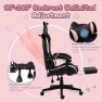 Thumbnail Gaming Chair with Cat Ears and Massage Lumbar Support — Gaming Chairs, Dowinx