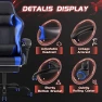 Thumbnail Gaming Chair with Footrest and Massage Lumbar Support — Gaming Chairs, Shahoo