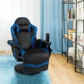 Thumbnail Gaming Chair with Footrest and Massage — Gaming Chairs, GYMAX
