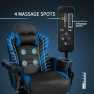 Thumbnail Gaming Chair with Footrest and Massage — Gaming Chairs, GYMAX