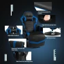 Thumbnail Gaming Chair with Footrest and Massage — Gaming Chairs, GYMAX