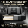 Thumbnail Gaming Chair with Massage and Pocket Spring Cushion — Gaming Seating Solutions, JuxFort