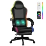 Thumbnail Gaming Chair with RGB Lights and Massage Lumbar Support — Gaming Seating Solutions, Nexthra