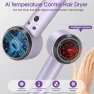 Thumbnail Hair Dryer with Auto-Adjusting Sensor, Magnetic Diffuser, and Plasma Technology — Dryers & Accessories, Casavok