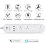 Thumbnail Smart Power Strip with WiFi, Surge Protection, 4 Outlets, 3 USB Ports — Power Solutions & Surge Protection, Contixo