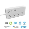 Thumbnail WiFi Smart Power Strip Surge Protector Extension Cord with 4 AC Outlets and 4 USB Ports — Power Solutions & Surge Protection, Jinvoo