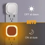 Thumbnail Plug-in Amber Night Light, Auto Dusk to Dawn, Soft Glow, Dimmable, Diffused Light — Night Lights, YUNLEX