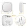 Thumbnail Plug-in Amber Night Light, Auto Dusk to Dawn, Soft Glow, Dimmable, Diffused Light — Night Lights, YUNLEX