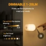 Thumbnail Rechargeable Battery Night Light with Motion Sensor, Portable Mini Warm White LED Stick-on Closet Light, Adjustable... — Night Lights, Lyridz
