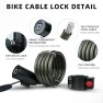 Thumbnail Smart Bike Lock — Cable, KENRONE