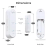 Thumbnail Smart Door and Window Sensor Alarm 2 Pack — Smart Home Security, Geeni